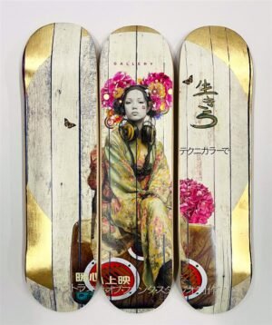 Ready To Start – Skate Deck Trio by Gareth Tristan Evans