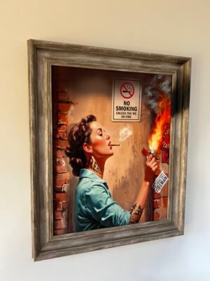 No Smoking - Deluxe Canvas by Dirty Hans