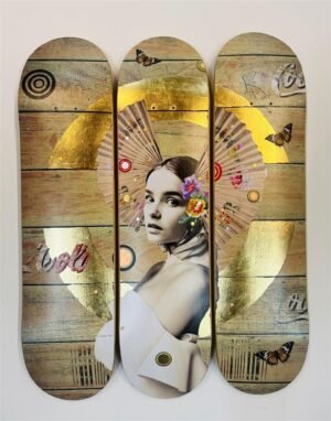 Cola - Skate Deck Trio by Gareth Tristan Evans